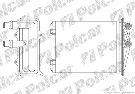 6026N81 Polcar Радиатор пічки