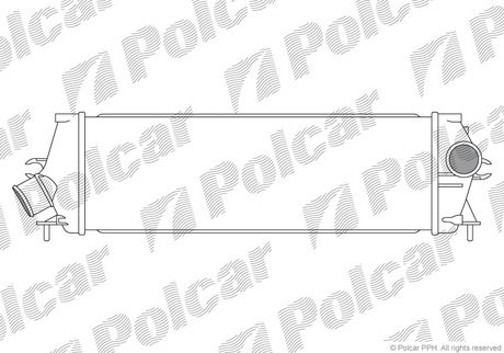 6027J8-1 Polcar Інтеркулєр Renault Trafic 2.0/2.5 DCI 06-