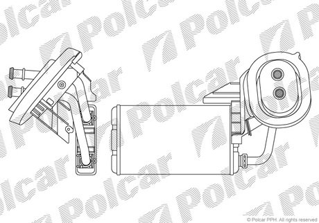 6041N82 Polcar Радиатор пічки