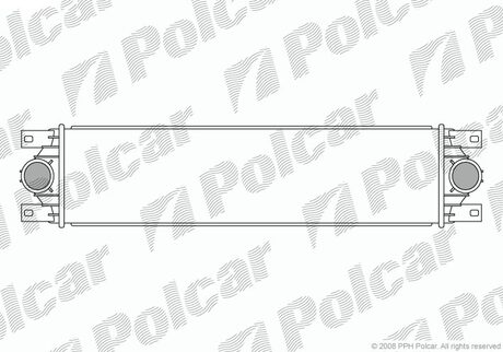 6042J8-1 Polcar Интеркулер Renault Master/Opel Movano II 1.9/2.2/2.5 dCi 02-