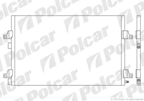 6052K8C2 Polcar Конденсатор кондиціонера