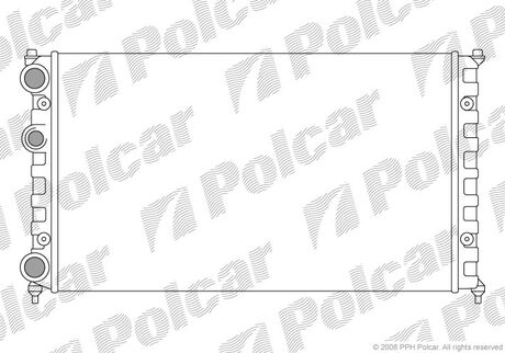 6713086 Polcar Радиатор охолодження