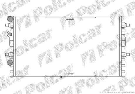 671608A1 Polcar Радиатор охолодження