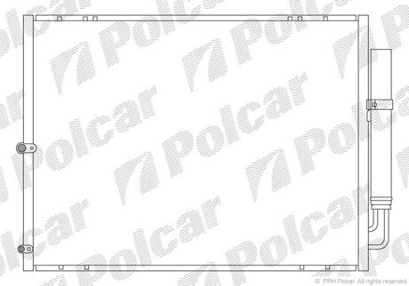 8061K8C1 Polcar Радиатор кондиціонера