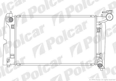 8113081 Polcar Радиатор охолодження