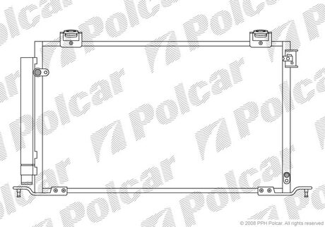 8125K8C5 Polcar Радиатор кондиціонера