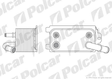 Радіатор масла Polcar 9071L81