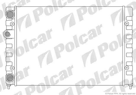 953808A1 Polcar Радиатор охолодження