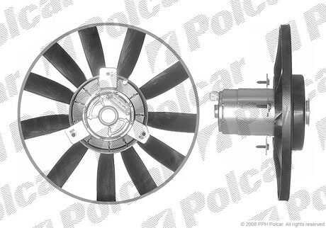 953823U4 Polcar Вентилятор радіатора VW Golf 1.8 93-/Passat 1.9TD 91-