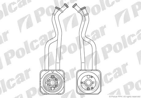 Радіатор масла Polcar 9541L82