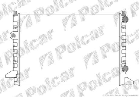 954708A4 Polcar Радиатор охолодження