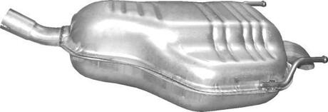 17.287 POLMOSTROW Глушитель (задняя часть) алюминизированная сталь Opel Zafira B 2.2 (17.287) Polmostrow