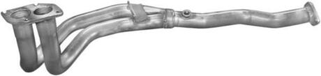 17431 POLMOSTROW Глушитель, алюм. сталь, передн. часть Opel Vectra 88-95/Calibra 90-97/Astra 91-9