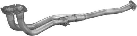 17.515 POLMOSTROW Глушитель, алюм. сталь, передн. часть Opel Vectra 1.4-1.6i 88-92 (17.515) Polmostrow