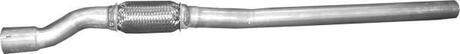 17529 POLMOSTROW Глушитель алюм. сталь, средн. часть Opel Corsa C 1.3 CDTi hatchback 06/03-07/06