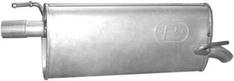 17622 POLMOSTROW Глушитель (задняячасть) алюминизированная сталь Opel Meriva A 1.6i (03-04), 1.6i