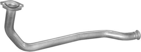 21301 POLMOSTROW Глушитель, алюм. сталь, передн. часть Renault Clio 1.2 1.4 90-94 (21.301) Polmos