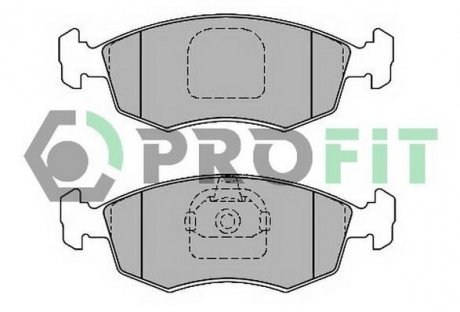 50001376 PROFIT Колодки тормозные дискові