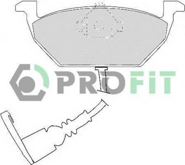 50001398 PROFIT Гальм.колодки диск. Skoda Fabia 1,4