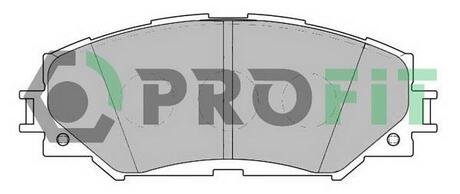 5000-2012 PROFIT Колодки тормозные дискові