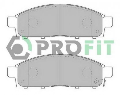 50002016 PROFIT Колодки тормозные дискові