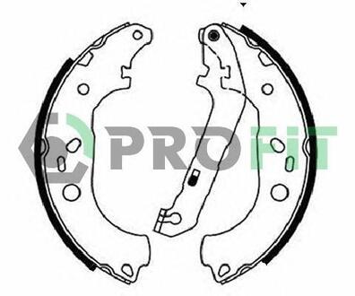 5001-0687 PROFIT Колодки тормозные барабанные