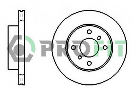50100260 PROFIT Диск тормозной
