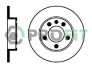 Гальмівний диск зад. Skoda Fabia 1.2-1.9 -10, Octavia 97-10, Roomster// VW Bora, Golf IV,Polo 5010-0929