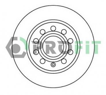 50101224 PROFIT Диск тормозной