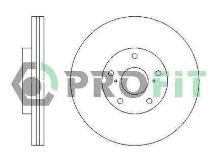50101446 PROFIT Диск тормозной