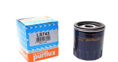 LS743 Purflux Фильтр масляный Purflux