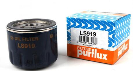 LS919 Purflux Фильтр масла Doblo 1.9JTD/MJTD 09.04> PURFLUX LS919