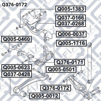 Q376-0172 Q-FIX Шайба РОЗВАЛЬНОГО БОЛТА