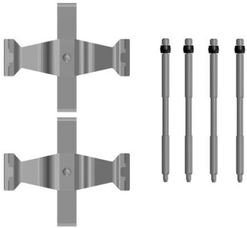 Монтажний компл.,гальм.колодки QUICK BRAKE 1090109