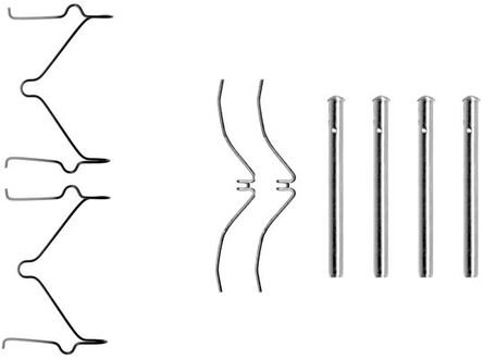 109-1126 QUICK BRAKE Монтажний к-кт гальмівних колодок