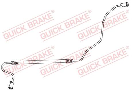 Шланг тормозной QUICK BRAKE 96.018