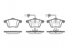 Тормозные колодки дискові перед. Ford Galaxy/Seat Alhambra/VW Sharan, (1.8-2.8), 95-10 0721 02