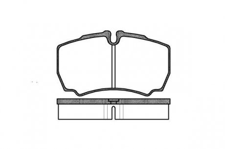 0849.00 REMSA Колодка торм. IVECO DAILY III 29 06- задн. (пр-во REMSA)