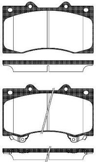 1506.02 REMSA Колодки тормозные дискові
