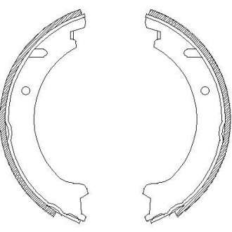 4721.00 REMSA 4721.00_=506sbs=fsb522 колодки барабанные ручника volvo 850c70s70 all 97>