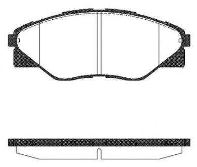 2146600 ROADHOUSE Тормозные колодки, дискове гальмо (набір)