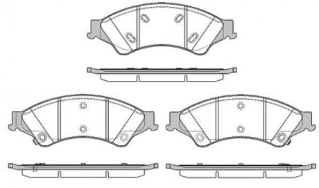 2152402 ROADHOUSE Колодки торм.диск. ford ranger (0411-)