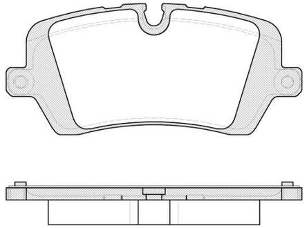 2154100 ROADHOUSE Колодки тормозные дисковые, к-кт.