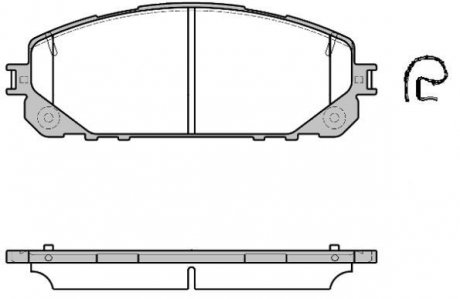 2161300 ROADHOUSE Колодки торм.дисковые jeep cherokee 13-