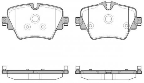 2162508 ROADHOUSE Колодки торм.дисковые bmw x1