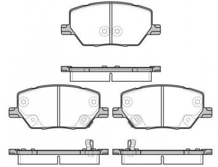 2164002 ROADHOUSE Колодки тормозные дисковые, к-кт.