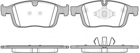 2168900 ROADHOUSE Колодки тормозные дисковые, к-кт.
