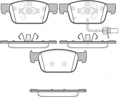 2169201 ROADHOUSE Колодки торм.дисковые audi a4 (15-)