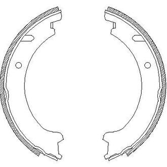4721.00 ROADHOUSE Тормозные колодки барабанные, к-кт.