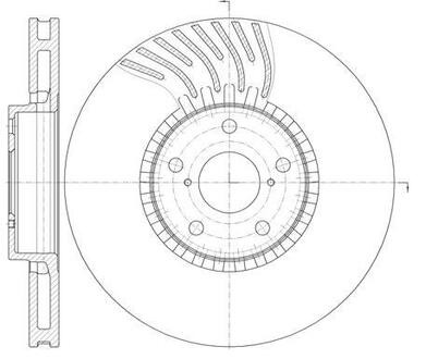 6117910 ROADHOUSE Тормозной диск